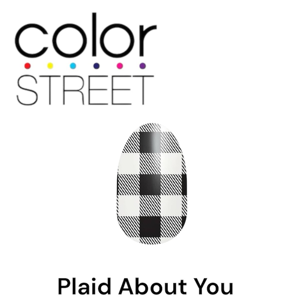 3 FOR $35: COLOR STREET Nail Strips - Plaid About You